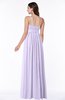 Glamorous A-line Sleeveless Half Backless Chiffon Floor Length Plus Size Bridesmaid Dresses