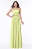 Glamorous A-line Sleeveless Half Backless Chiffon Floor Length Plus Size Bridesmaid Dresses