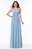 Glamorous A-line Sleeveless Half Backless Chiffon Floor Length Plus Size Bridesmaid Dresses