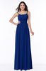 Glamorous A-line Sleeveless Half Backless Chiffon Floor Length Plus Size Bridesmaid Dresses
