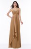 Mature Sleeveless Chiffon Floor Length Ruching Plus Size Bridesmaid Dresses