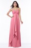 Mature Sleeveless Chiffon Floor Length Ruching Plus Size Bridesmaid Dresses