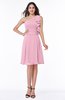 Elegant A-line One Shoulder Sleeveless Half Backless Mini Plus Size Bridesmaid Dresses