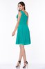 Elegant A-line One Shoulder Sleeveless Half Backless Mini Plus Size Bridesmaid Dresses