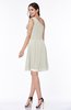 Elegant A-line One Shoulder Sleeveless Half Backless Mini Plus Size Bridesmaid Dresses