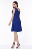 Elegant A-line One Shoulder Sleeveless Half Backless Mini Plus Size Bridesmaid Dresses