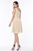 Elegant A-line One Shoulder Sleeveless Half Backless Mini Plus Size Bridesmaid Dresses