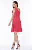 Elegant A-line One Shoulder Sleeveless Half Backless Mini Plus Size Bridesmaid Dresses