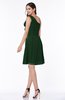 Elegant A-line One Shoulder Sleeveless Half Backless Mini Plus Size Bridesmaid Dresses