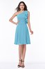 Elegant A-line One Shoulder Sleeveless Half Backless Mini Plus Size Bridesmaid Dresses