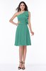 Elegant A-line One Shoulder Sleeveless Half Backless Mini Plus Size Bridesmaid Dresses