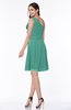 Elegant A-line One Shoulder Sleeveless Half Backless Mini Plus Size Bridesmaid Dresses