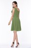 Elegant A-line One Shoulder Sleeveless Half Backless Mini Plus Size Bridesmaid Dresses