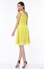 Elegant A-line One Shoulder Sleeveless Half Backless Mini Plus Size Bridesmaid Dresses