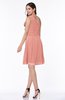 Elegant A-line One Shoulder Sleeveless Half Backless Mini Plus Size Bridesmaid Dresses