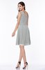 Elegant A-line One Shoulder Sleeveless Half Backless Mini Plus Size Bridesmaid Dresses