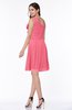 Elegant A-line One Shoulder Sleeveless Half Backless Mini Plus Size Bridesmaid Dresses