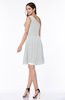Elegant A-line One Shoulder Sleeveless Half Backless Mini Plus Size Bridesmaid Dresses
