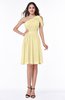 Plain A-line Sleeveless Half Backless Mini Ruching Plus Size Bridesmaid Dresses