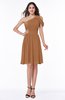 Plain A-line Sleeveless Half Backless Mini Ruching Plus Size Bridesmaid Dresses