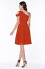 Plain A-line Sleeveless Half Backless Mini Ruching Plus Size Bridesmaid Dresses