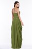 Cinderella Half Backless Chiffon Floor Length Ruching Plus Size Bridesmaid Dresses