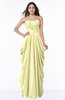 Cinderella Half Backless Chiffon Floor Length Ruching Plus Size Bridesmaid Dresses