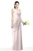 Mature A-line V-neck Chiffon Pleated Plus Size Bridesmaid Dresses