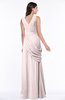 Mature A-line V-neck Chiffon Pleated Plus Size Bridesmaid Dresses