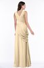 Mature A-line V-neck Chiffon Pleated Plus Size Bridesmaid Dresses