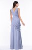 Mature A-line V-neck Chiffon Pleated Plus Size Bridesmaid Dresses