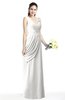 Mature A-line V-neck Chiffon Pleated Plus Size Bridesmaid Dresses