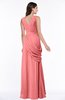 Mature A-line V-neck Chiffon Pleated Plus Size Bridesmaid Dresses