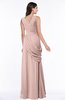 Mature A-line V-neck Chiffon Pleated Plus Size Bridesmaid Dresses