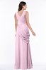 Mature A-line V-neck Chiffon Pleated Plus Size Bridesmaid Dresses