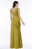 Mature A-line V-neck Chiffon Pleated Plus Size Bridesmaid Dresses