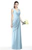 Mature A-line V-neck Chiffon Pleated Plus Size Bridesmaid Dresses
