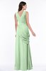 Mature A-line V-neck Chiffon Pleated Plus Size Bridesmaid Dresses