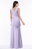 Mature A-line V-neck Chiffon Pleated Plus Size Bridesmaid Dresses