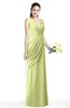Mature A-line V-neck Chiffon Pleated Plus Size Bridesmaid Dresses