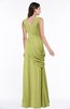 Mature A-line V-neck Chiffon Pleated Plus Size Bridesmaid Dresses