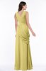 Mature A-line V-neck Chiffon Pleated Plus Size Bridesmaid Dresses