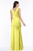 Mature A-line V-neck Chiffon Pleated Plus Size Bridesmaid Dresses