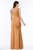 Mature A-line V-neck Chiffon Pleated Plus Size Bridesmaid Dresses