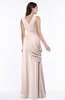 Mature A-line V-neck Chiffon Pleated Plus Size Bridesmaid Dresses