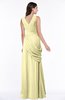 Mature A-line V-neck Chiffon Pleated Plus Size Bridesmaid Dresses