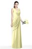Mature A-line V-neck Chiffon Pleated Plus Size Bridesmaid Dresses