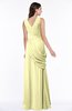 Mature A-line V-neck Chiffon Pleated Plus Size Bridesmaid Dresses