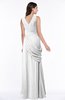 Mature A-line V-neck Chiffon Pleated Plus Size Bridesmaid Dresses