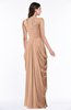 Mature Short Sleeve Chiffon Floor Length Pleated Plus Size Bridesmaid Dresses